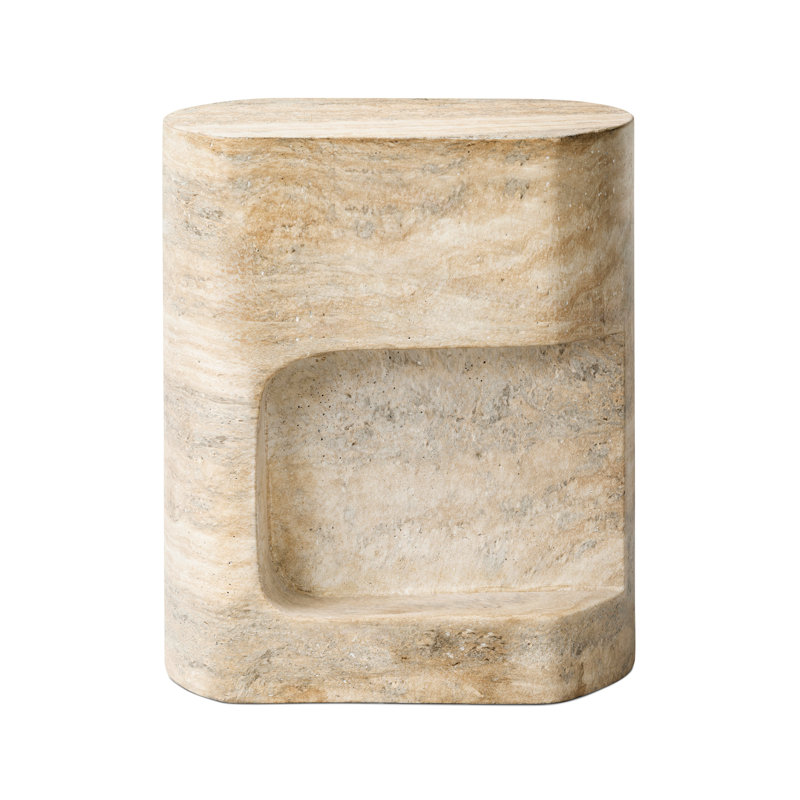 CLEMENTINE End Table, Sandy Grey