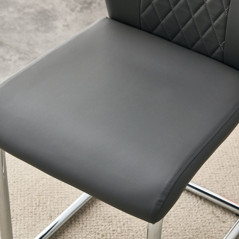 Ensemble de salle à manger rectangulaire L 63 po x l 37 po Lenorris, Gris