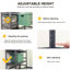 Storage Shelves 5 Tier Heavy Duty Metal Shelving Unit Adjustable Shelving Units And Storage Rack
