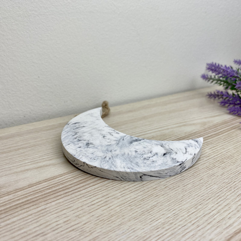 Moon Wall Hanging, Grey