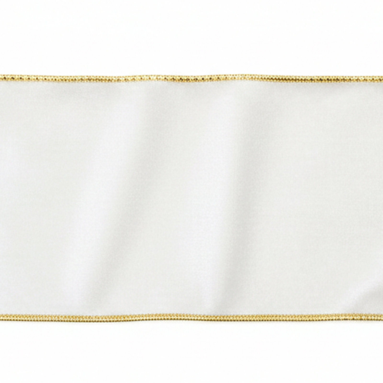 Velvet Ribbon, 0.2" H x 360" W x 4" D, Shiny Ivory
