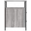 Dura 44cm W Iron Bedside Table-109785347