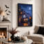 Art mural blanc sur toile, "White Ghost Drive"-1522705900