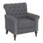 Fauteuil d'appoint capitonné de 29,9 po Abcde-65361621