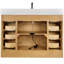 Meuble-lavabo simple 48 po avec tiroir, tablette, prise de courant et plateau en marbre d'ingénierie-2137449799-2137449787