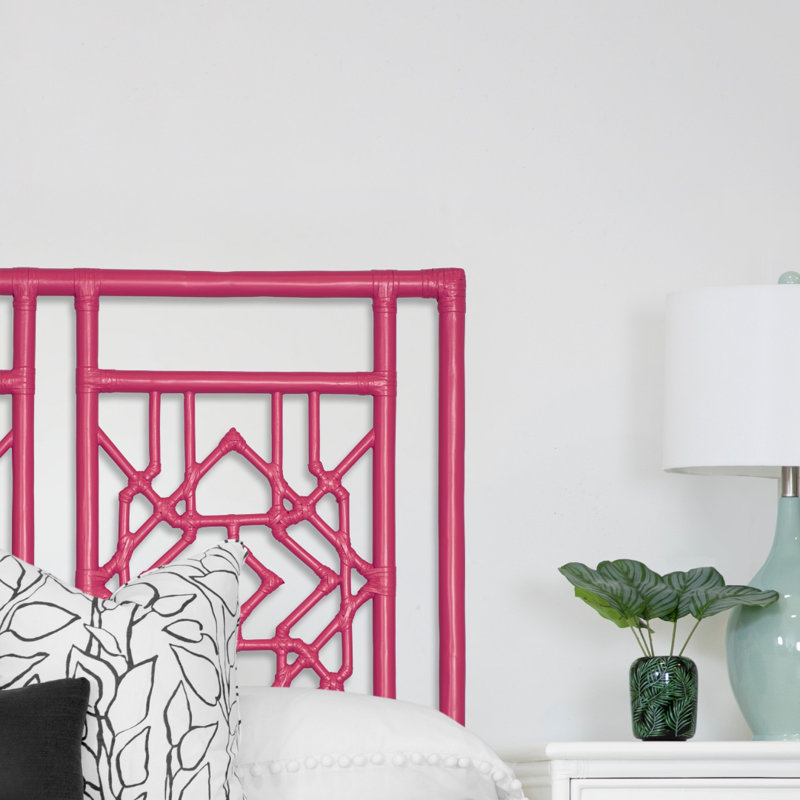 Tulum Open-Frame Headboard, Twin, Citrus Orange