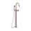 Descanso Bath Floor Mounted Tub Filler with Diverter and Handshower