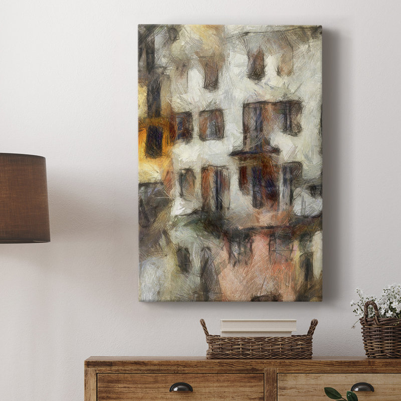 Stacked Homes III - Gallery Cavas, H 48 po x l 32 po