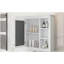 Armoire de salle de bain murale avec miroir 35 po x 27,5 po-120406517