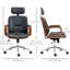 Chaise de bureau, chaise de bureau pivotante à hauteur réglable, noir