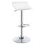 Tabouret de bar ajustable blanc (ensemble de 2), pour la maison