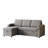 Sylvanis Convertible Sleeper Sofa with Reversible Chaise-1792750498
