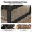 Aluminum Patio Coffee Table-1592428052