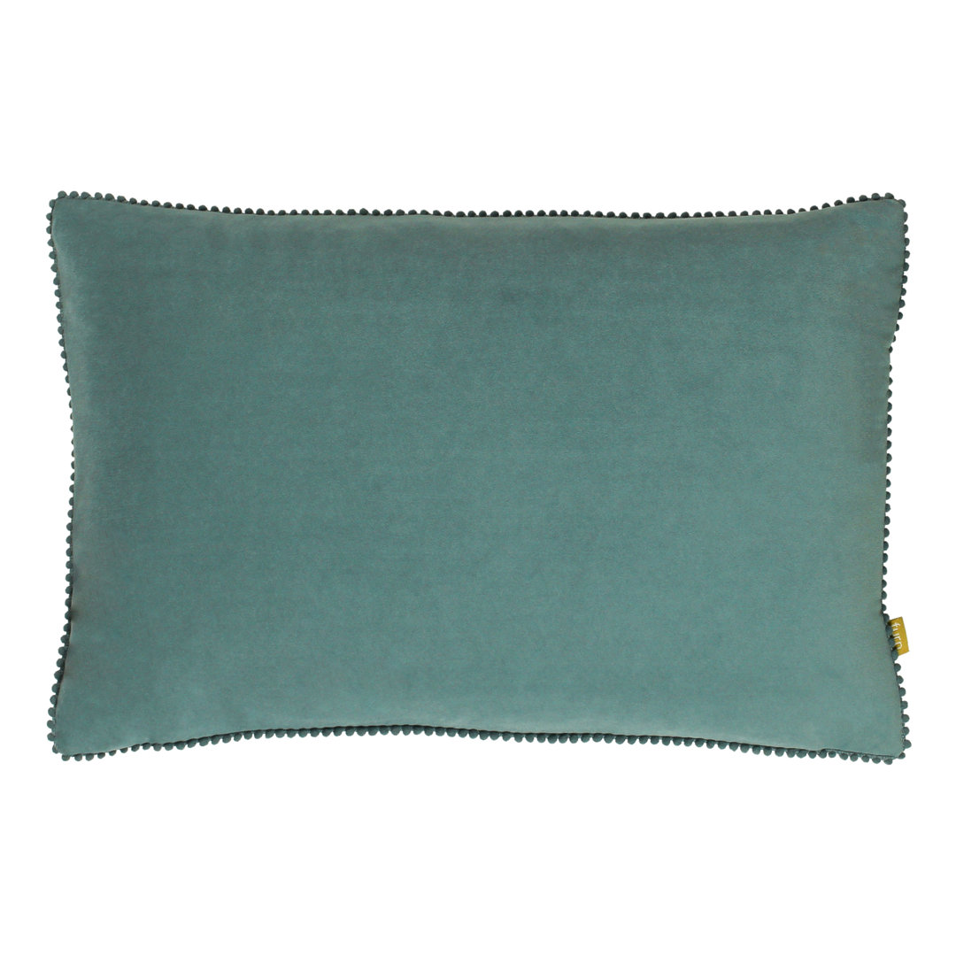 Cosmo Velvet Pom Pom Filled Cushion