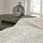 Reversible Bedspread Set Cream Queen