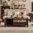 American rectangular walnut end table