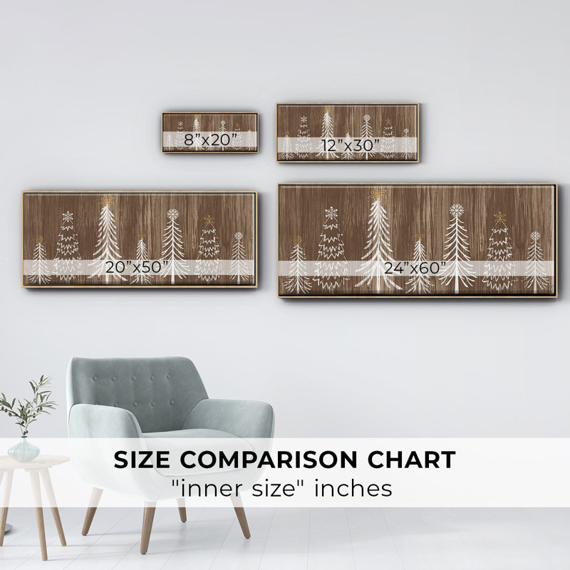 Collection Barnwood Wonderland, toile encadrée