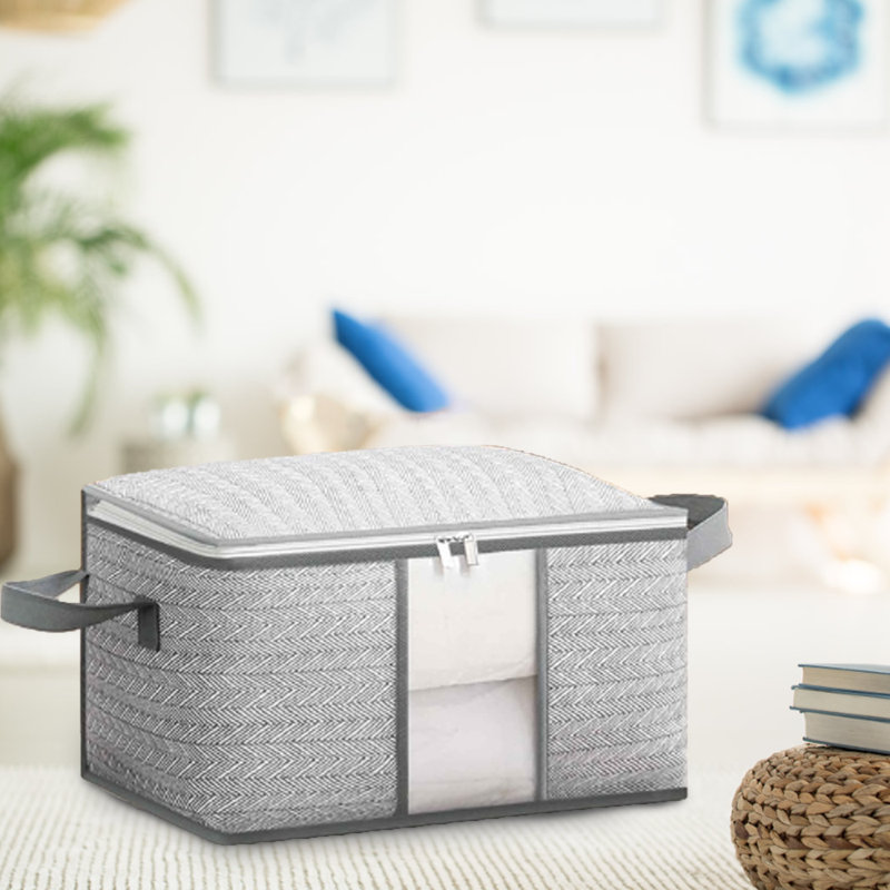 Storage Bag With Zipper & Clear Window