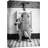 Funny Dog Bathroom Humor Black and White Artwork, Quirky Bathroom Decor Pictures, Framed Canvas Giclee Print Wall Art-126032296-126032301