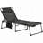 Folding Chaise Lounge with 5-level Reclining Back-1854356929
