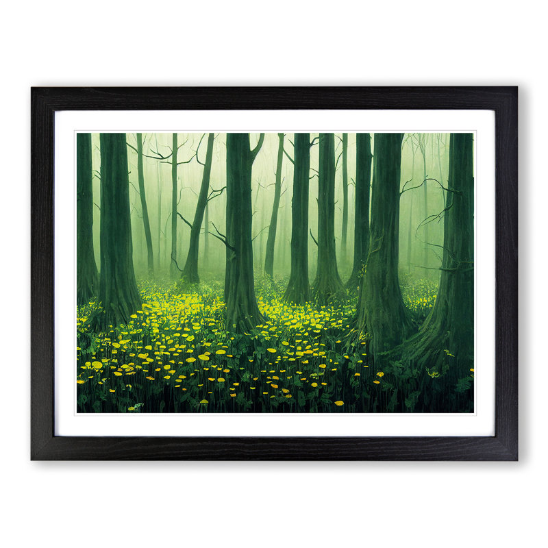 Spectacular Spring Forest - Framed Print, Black Frame, 46cm H x 64cm W