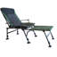 Chaise de camping inclinable pliable avec coussin réglable et éponge pour des sorties détendues