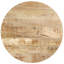 Gottschalk Acacia Round Solid Wood Top Metal Base Dining Table-1456291341