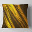 Motif jaune liquide doré - coussin imprimé abstrait-29367480-29367483