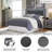 Chiquila Queen Panel Bed With 2 Storage Drawers