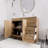 41.73228'' Single Bathroom Vanity with Acrylic Top-70182630