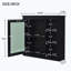 Armoire de salle de bain murale 30 po x 28 po avec miroir, 3 tablettes ouvertes-308531986