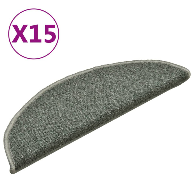 Lippold Outdoor Indoor Stair Tread, Dark Green, 17cm x 56cm