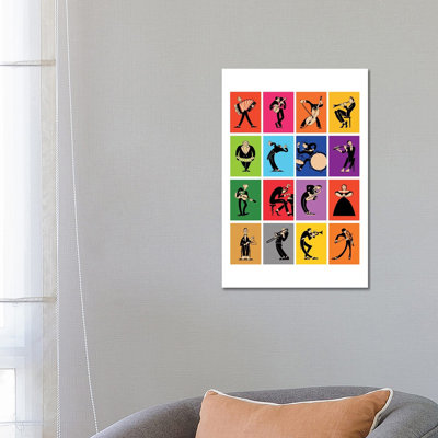 The Musicians by Mark Rogan - Wrapped Canvas Print