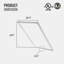 Dimmable Rectangle Flat Panel Ceiling Light-105095901