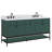 Latitude Run Bova 72 in. Double Bathroom Vanity with Engineered Stone Top-1927471230