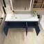 Meuble-lavabo simple 48 po avec plateau en résine Weslyn