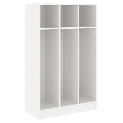 Armoire de vestiaire pour salle de classe triple à trois compartiments