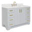Freitas 48'' Solid Wood Single Bathroom Vanity-463623749-463623771-532015361