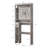 Over The Toilet Storage Cabinet With 2 Barn Door, 6 Shelves & Toilet Paper Holder Stand-744589586