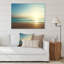 Coucher de soleil sur la plage des Seychelles - Photographie sur toile-67359053-67358992