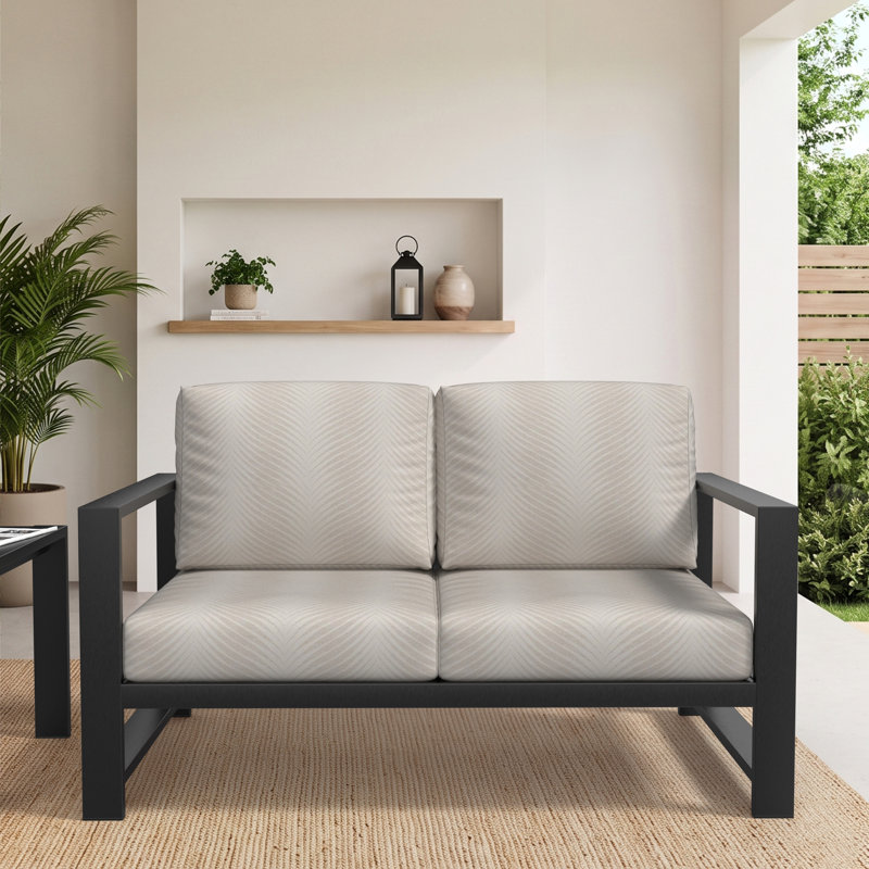 Causeuse d'extérieur avec coussins Sunbrella® Trasdamad