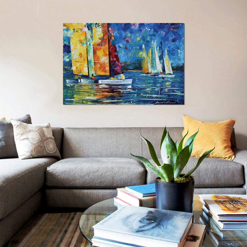 Close Encounter by Leonid Afremov - Wrapped Canvas Painting, 66.04 cm H x 45.72 cm W x 1.91 cm D