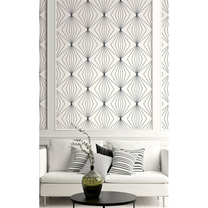 Mercury Row® Vicente Geometric Wallpaper & Reviews | Wayfair