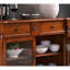 Buffet décoratif rétro et exquis en verre-1031108042