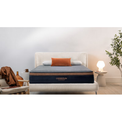 Brooklyn Bedding 12'' Medium-Firm Copper Infused Infused Memory Foam Mattress