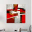 « graphique i », reproduction de peinture à l’acrylique sur toile tendue-31384226