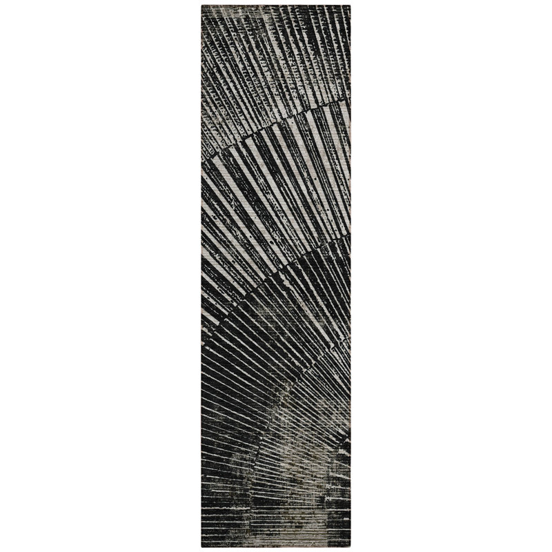 Altair Flatweave Washable Abstract Indoor / Outdoor Rug, Runner 2'3" x 7'6"