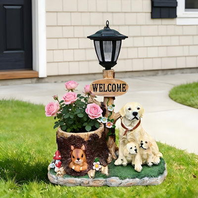 Statue de jardin Labrador