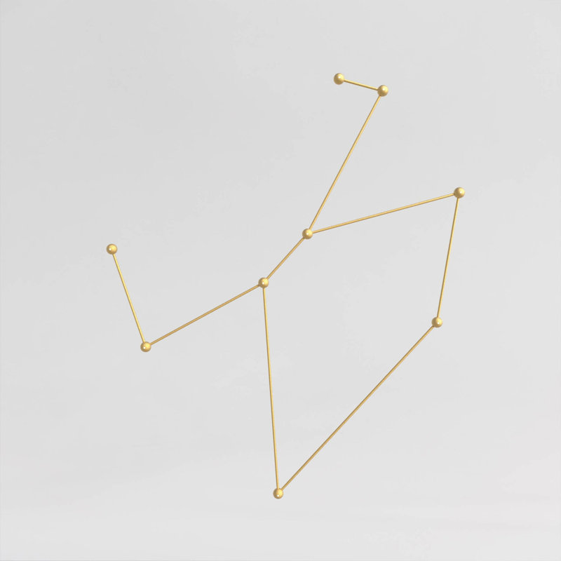 9 - Light Unique Geometric Chandelier