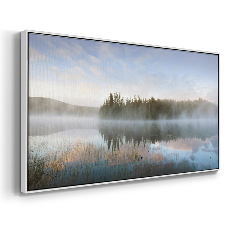 «East Inlet Early Morning», toile tendue avec cadre, prête à accrocher, H 25 po x l 49 po